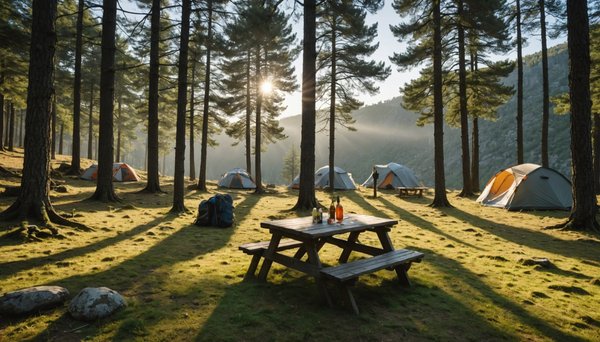 Immersion en pleine nature dans un camping cévenol